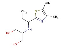 2-{[1-(4,5-dimethyl-1,3-thiazol-2-yl)propyl]amino}propane-1,3-diol