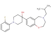 1-(2-fluorophenyl)-4-(4-isobutyl-2,3,4,5-tetrahydro-1,4-benzoxazepin-7-yl)-4-piperidinol