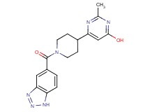 6-[1-(1H-1,2,3-benzotriazol-5-ylcarbonyl)-4-piperidinyl]-2-methyl-4-pyrimidinol