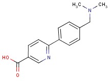 6-{4-[(dimethylamino)methyl]phenyl}nicotinic acid