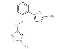 1-methyl-N-[2-(5-methyl-2-furyl)benzyl]-1H-1,2,3-triazol-4-amine