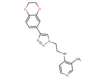 N-{2-[4-(2,3-dihydro-1,4-benzodioxin-6-yl)-1H-1,2,3-triazol-1-yl]ethyl}-3-methylpyridin-4-amine
