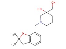 1-[(2,2-dimethyl-2,3-dihydro-1-benzofuran-7-yl)methyl]-3-(hydroxymethyl)-3-piperidinol