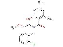 N-(2-chlorobenzyl)-2-hydroxy-N-(2-methoxyethyl)-4,6-dimethylnicotinamide