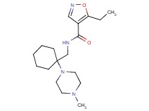 5-ethyl-N-{[1-(4-methylpiperazin-1-yl)cyclohexyl]methyl}isoxazole-4-carboxamide