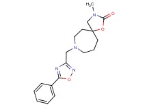 3-methyl-8-[(5-phenyl-1,2,4-oxadiazol-3-yl)methyl]-1-oxa-3,8-diazaspiro[4.6]undecan-2-one