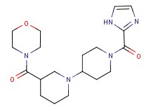 1'-(1H-imidazol-2-ylcarbonyl)-3-(morpholin-4-ylcarbonyl)-1,4'-bipiperidine