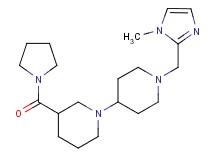 1'-[(1-methyl-1H-imidazol-2-yl)methyl]-3-(pyrrolidin-1-ylcarbonyl)-1,4'-bipiperidine