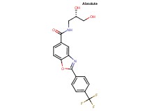 N-[(2S)-2,3-dihydroxypropyl]-2-[4-(trifluoromethyl)phenyl]-1,3-benzoxazole-5-carboxamide