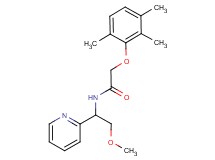 N-(2-methoxy-1-pyridin-2-ylethyl)-2-(2,3,6-trimethylphenoxy)acetamide