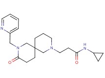 N-cyclopropyl-3-[9-oxo-8-(2-pyridinylmethyl)-2,8-diazaspiro[5.5]undec-2-yl]propanamide
