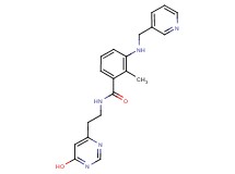 N-[2-(6-hydroxypyrimidin-4-yl)ethyl]-2-methyl-3-[(pyridin-3-ylmethyl)amino]benzamide