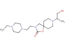3-[2-(4-ethylpiperazin-1-yl)ethyl]-8-(2-hydroxy-1-methylethyl)-1-oxa-3,8-diazaspiro[4.5]decan-2-one