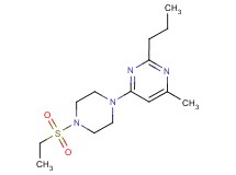 4-[4-(ethylsulfonyl)piperazin-1-yl]-6-methyl-2-propylpyrimidine