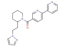 5-({2-[2-(1H-pyrazol-1-yl)ethyl]piperidin-1-yl}carbonyl)-2,3'-bipyridine
