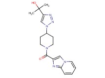 2-{1-[1-(imidazo[1,2-a]pyridin-2-ylcarbonyl)-4-piperidinyl]-1H-1,2,3-triazol-4-yl}-2-propanol trifluoroacetate (salt)