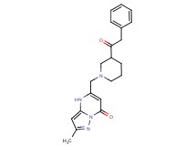 2-methyl-5-{[3-(phenylacetyl)-1-piperidinyl]methyl}pyrazolo[1,5-a]pyrimidin-7(4H)-one