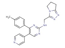 N-(6,7-dihydro-5H-pyrrolo[2,1-c][1,2,4]triazol-3-ylmethyl)-4-(4-methylphenyl)-5-pyridin-4-ylpyrimidin-2-amine