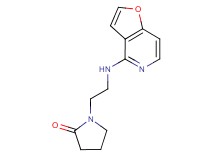 1-[2-(furo[3,2-c]pyridin-4-ylamino)ethyl]-2-pyrrolidinone