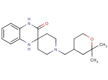 1-[(2,2-dimethyltetrahydro-2H-pyran-4-yl)methyl]-1',4'-dihydro-3'H-spiro[piperidine-4,2'-quinoxalin]-3'-one