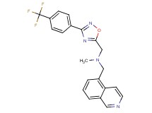 (5-isoquinolinylmethyl)methyl({3-[4-(trifluoromethyl)phenyl]-1,2,4-oxadiazol-5-yl}methyl)amine