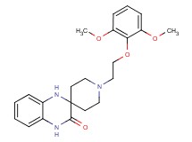 1-[2-(2,6-dimethoxyphenoxy)ethyl]-1',4'-dihydro-3'H-spiro[piperidine-4,2'-quinoxalin]-3'-one
