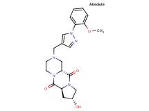 (6aS,8R,11aR)-8-hydroxy-2-{[1-(2-methoxyphenyl)-1H-pyrazol-4-yl]methyl}octahydro-6H-pyrazino[1,2-a]pyrrolo[1,2-d]pyrazine-6,11(2H)-dione