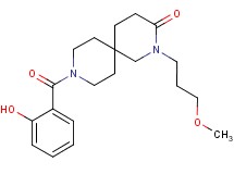 9-(2-hydroxybenzoyl)-2-(3-methoxypropyl)-2,9-diazaspiro[5.5]undecan-3-one