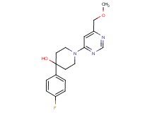 4-(4-fluorophenyl)-1-[6-(methoxymethyl)pyrimidin-4-yl]piperidin-4-ol