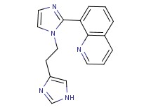 8-{1-[2-(1H-imidazol-4-yl)ethyl]-1H-imidazol-2-yl}quinoline