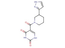 5-{[3-(1H-pyrazol-3-yl)piperidin-1-yl]carbonyl}pyrimidine-2,4(1H,3H)-dione