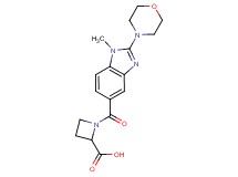 1-{[1-methyl-2-(4-morpholinyl)-1H-benzimidazol-5-yl]carbonyl}-2-azetidinecarboxylic acid