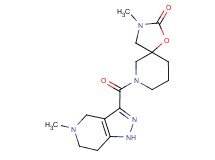 3-methyl-7-[(5-methyl-4,5,6,7-tetrahydro-1H-pyrazolo[4,3-c]pyridin-3-yl)carbonyl]-1-oxa-3,7-diazaspiro[4.5]decan-2-one