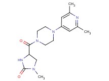 4-{[4-(2,6-dimethyl-4-pyridinyl)-1-piperazinyl]carbonyl}-1-methyl-2-imidazolidinone