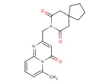 8-[(6-methyl-4-oxo-4H-pyrido[1,2-a]pyrimidin-2-yl)methyl]-8-azaspiro[4.5]decane-7,9-dione