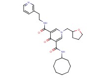 N-cyclooctyl-4-oxo-N'-[2-(3-pyridinyl)ethyl]-1-(tetrahydro-2-furanylmethyl)-1,4-dihydro-3,5-pyridinedicarboxamide
