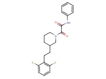 2-{3-[2-(2,6-difluorophenyl)ethyl]-1-piperidinyl}-2-oxo-N-phenylacetamide