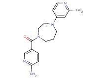 5-{[4-(2-methyl-4-pyridinyl)-1,4-diazepan-1-yl]carbonyl}-2-pyridinamine