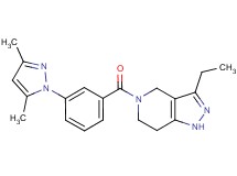 5-[3-(3,5-dimethyl-1H-pyrazol-1-yl)benzoyl]-3-ethyl-4,5,6,7-tetrahydro-1H-pyrazolo[4,3-c]pyridine