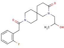 9-[(2-fluorophenyl)acetyl]-2-(2-hydroxypropyl)-2,9-diazaspiro[5.5]undecan-3-one
