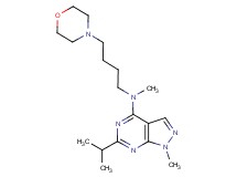 6-isopropyl-N,1-dimethyl-N-[4-(4-morpholinyl)butyl]-1H-pyrazolo[3,4-d]pyrimidin-4-amine