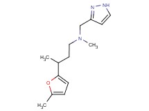 N-methyl-3-(5-methyl-2-furyl)-N-(1H-pyrazol-3-ylmethyl)butan-1-amine