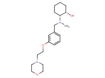 (1S*,2R*)-2-{methyl[3-(2-morpholin-4-ylethoxy)benzyl]amino}cyclohexanol