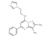 N-[2-(1H-imidazol-1-yl)ethyl]-2,3-dimethyl-5-phenylpyrazolo[1,5-a]pyrimidin-7-amine