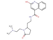 N-(2-{1-[2-(dimethylamino)ethyl]-5-oxo-2-pyrrolidinyl}ethyl)-2-hydroxy-4-quinolinecarboxamide