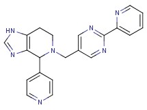 4-pyridin-4-yl-5-[(2-pyridin-2-ylpyrimidin-5-yl)methyl]-4,5,6,7-tetrahydro-1H-imidazo[4,5-c]pyridine