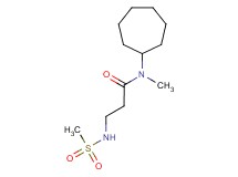N~1~-cycloheptyl-N~1~-methyl-N~3~-(methylsulfonyl)-beta-alaninamide