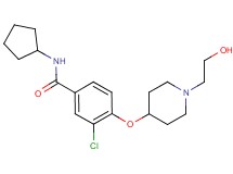 3-chloro-N-cyclopentyl-4-{[1-(2-hydroxyethyl)piperidin-4-yl]oxy}benzamide