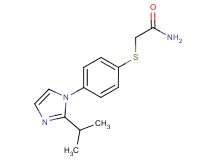 2-{[4-(2-isopropyl-1H-imidazol-1-yl)phenyl]thio}acetamide