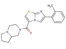 2-{[6-(2-methylphenyl)imidazo[2,1-b][1,3]thiazol-3-yl]carbonyl}octahydropyrrolo[1,2-a]pyrazine